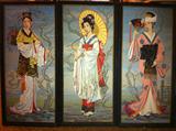 Geisha paint-by-number trio.