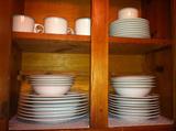 Martha Stewart stoneware dinnerware, service for 8.