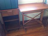 Art table, vintage night stand (matches vintage dresser).