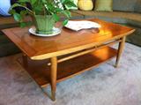 Vintage 1960s Lane coffee tables and end tables, excellent condition.