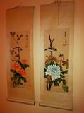 Decorative Asian wall hangings.