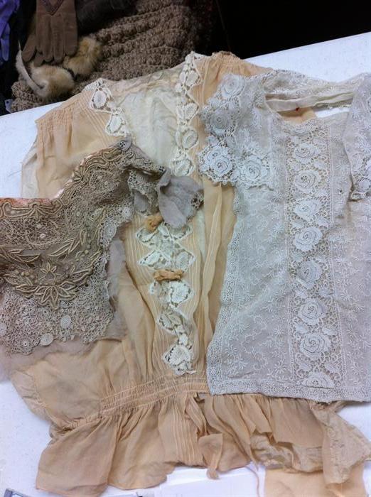Lace inserts and dainty pieces wherewith to make other things. I feel my Downton Abbey accent coming out.