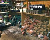 Gardening room filled with pots and supplies.