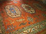 Vintage wool area rug.