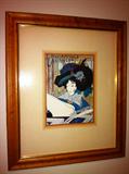 Original framed art, pottery and décor.