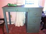 Small painted student desk.