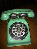 Vintage toy telephone.