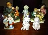 Vintage decorative figurines.