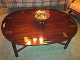 Butler style coffee table.