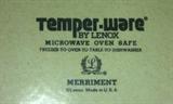 Lenox casual Temper-ware "Merriment" dinnerware.