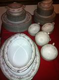 Noritake china "Glenwood" pattern.