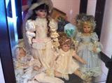 Collectible dolls.