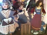 Collectible dolls.