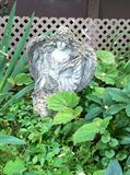 Assorted decorative yard items.