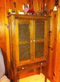 Handsome antique pie safe.