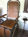 Antique wooden wheelchair (second one we've had this year).