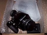 Assorted photography items.