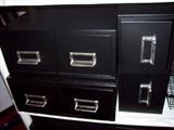 Several metal drawers.