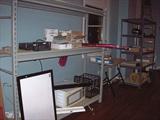 BIG heavy-duty shelf, photography items and more.