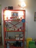 MISC BULBS, KIDS CHAIRS ETC SHELF