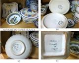 HENRIOT QUIMPER VARIETY OF DISHWARE