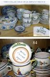 67, 84 AND OTHER DATED HR QUIMPER DISHWARE