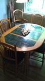 Tile Top Dining Table & Chairs