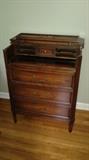 Antique Writing Desk Open
