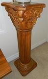 Solid Oak Pedestal