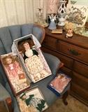 A few of the vintage dolls.  There is more