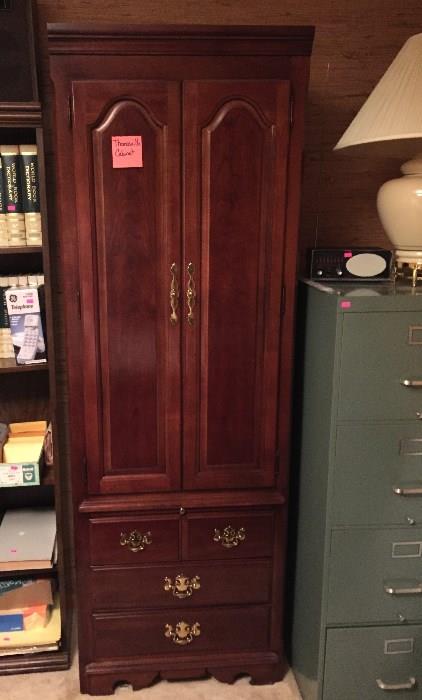 One of Two Thomasville Cabinets.