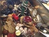 Buttons galore, many vintage, some bakelite