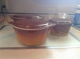 Vintage Pyrex with lids