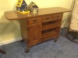Tell City serving cart, matches Ethan Allen set very well