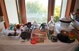 Vintage & Contemporary gadgets & utensils, spice jars, microwave cooking, Cuisinart 