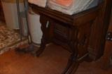 Bad photo of very good antique nesting tables