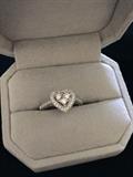 14k heart Shaped Ring $300