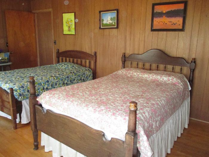 Two Full Size Beds, Headboards and Footboards