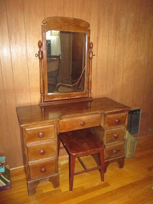 Vintage Dresser, Stool Sold Separate