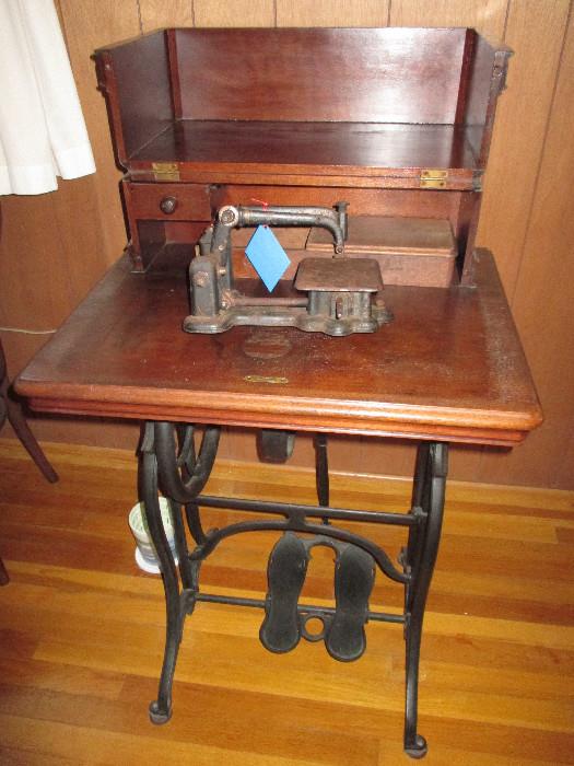 Antique 1854 Wheeler & Wilson Treadle Sewing Machine, Civil War Era.  I've seen this sold on ebay for $650!