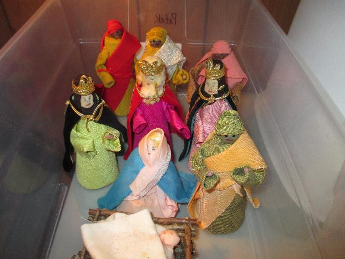 Handcrafted Nativity By Mrs. Wieland