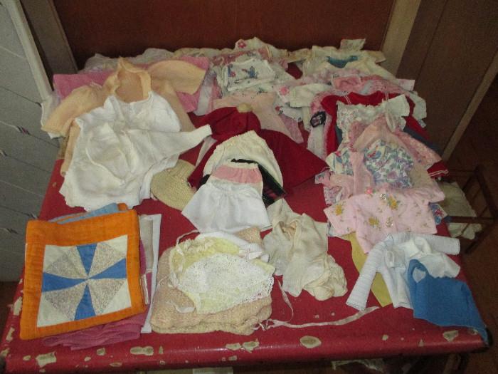 All The Baby And Doll Clothes Together