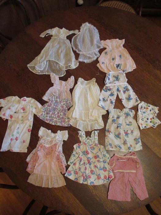 Vintage Baby Doll Clothes Sewn By Ms. Wieland