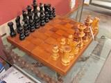 Large wood chess set
