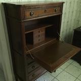 Very nice drop front desk and chest