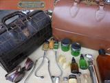Vintage Medical Bags & one pair of the Vintage Safety Glasses available