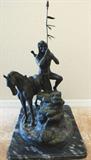 Huge and Impressive Bronze Signed Marshall Mitchell