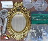 Gorgeous Heavy Federal Style Mirror is marked; Design Patented Novemeber 25, 1862