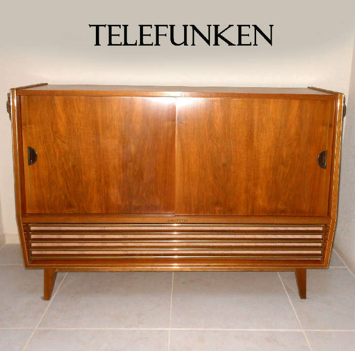 Gorgeous Telefunken Stereo with Pull Out Turn Table