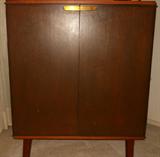 Mid Century Modern TV Cabinet with original RCA Victor Deluxe TV
